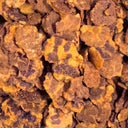 Close up of crunchy Bikaneri Chana Jor Garam showing flattened chickpeas coated in traditional Rajasthani spices
