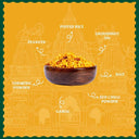 Ingredients of Kolhapuri Bhadang diet namkeen featuring puffed rice, peanuts, and authentic Kolhapuri masala
