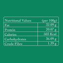 Calories and nutrition facts for Bambai mixture - a diet-friendly savory Indian snack with no artificial colors
